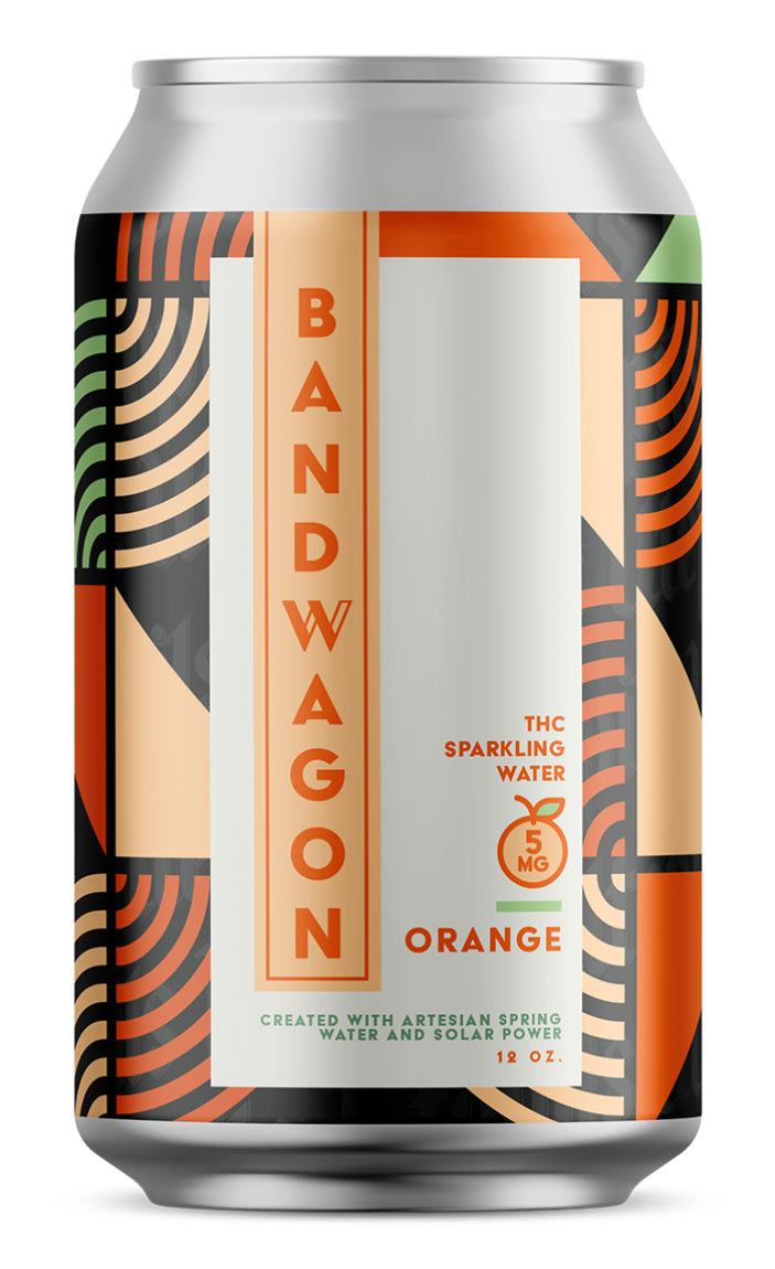 Orange THC Sparkling Water